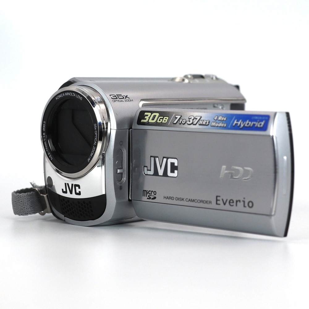 JVC Everio GZ-MG330HU Camcorder Silver 30GB HDD 35x Zoom Recording